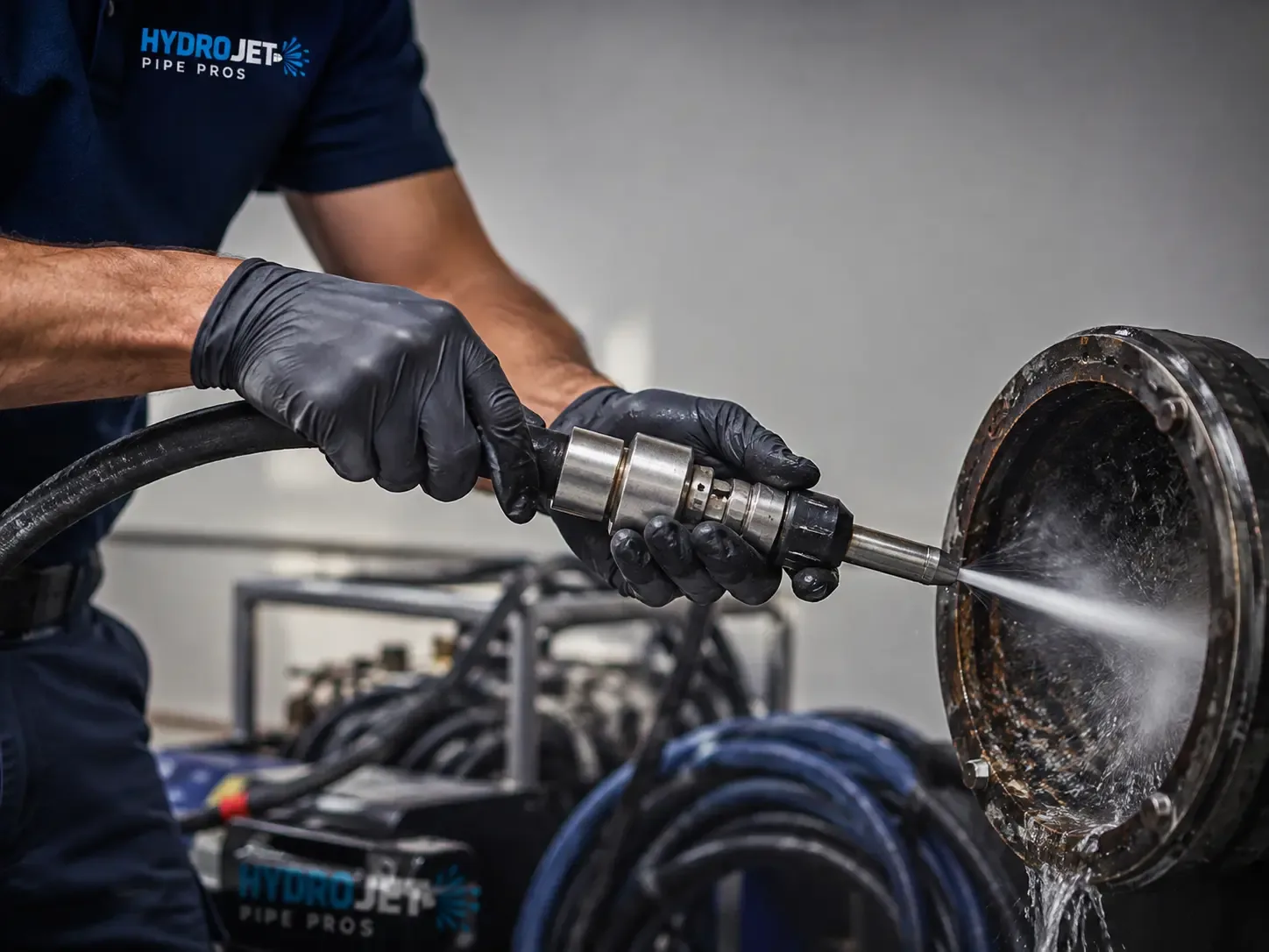 Hydro Jet Pipe Descaling in Advance, IN